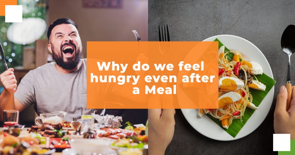 Why do we feel hungry even after a meal?